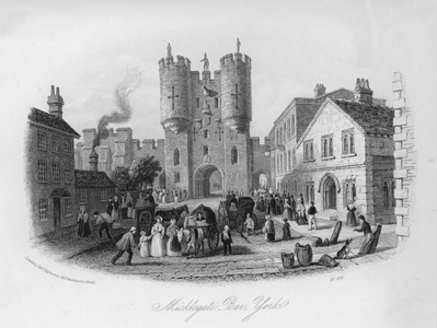 Micklegate Bar, York (engraving)