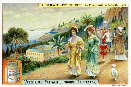 Winter in the Sun: The Promenade at Yalta, Crimea.
