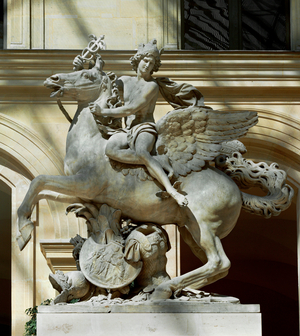 Mercury riding Pegasus …