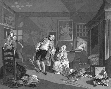 Marriage a la Mode: Death of the Earl (engraving)
