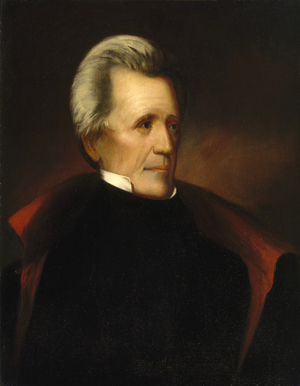 Portrait of Andrew Jackson, c. 1835 (oil on canvas)