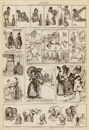 Page from Scraps, Vol IV, No 142 (engraving)