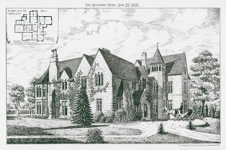 The Grange, Little Tew, Oxon (litho)