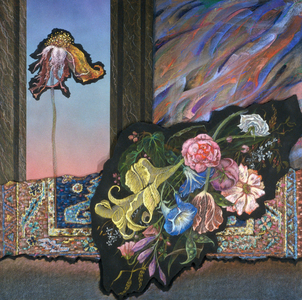 Vanitas Expression 1998 Helene Baker (20th C. American) Mixed media on paper