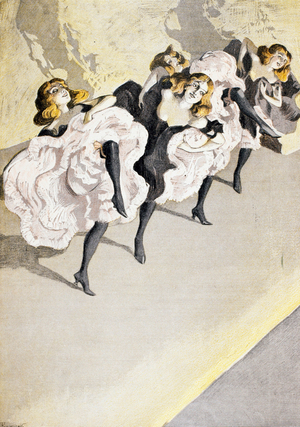 The Cancan c.1906 (print)