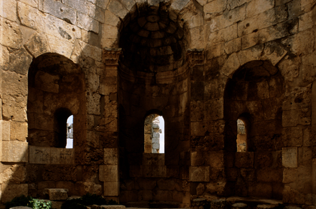Byzantine art : Baptistery - Interior - Qalah Siman - St. Simeon, Qalah Siman - St. Simeon, Syria