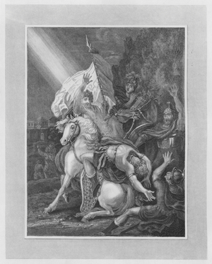 Saul's Miraculous Conversion, Acts, Chapter IX, Verse 4 (engraving)