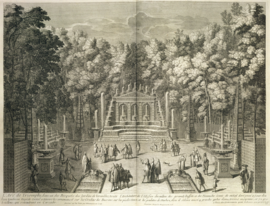 Arc de Triomphe, Versailles, 1715 (etching)