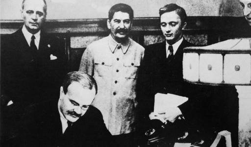 The MolotovRibbentrop Pact, named after the Soviet foreign minister Molotov and the German foreign minister  von Ribbentrop 1938. officially the Treaty of Non-aggression between Germany and the USSR, was a non-aggression pact signed between Nazi Germany and the Soviet Union in Moscow on 23 August 1939.