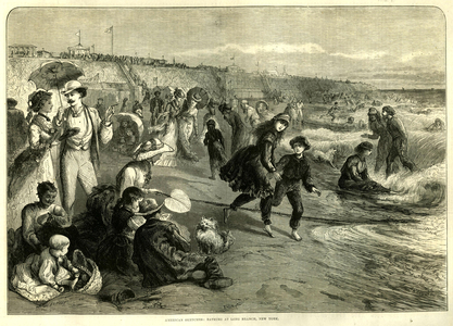 Long Branch, New York Magazine Plate, UK, 1870s