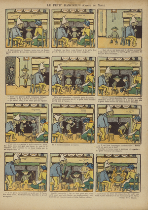 Illustration for Le Rire (colour litho)