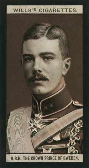 European Royalty, 1908: HRH The Crown Prince Of Sweden (b/w photo)