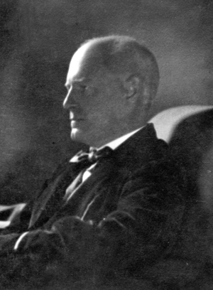 John Galsworthy, 1927 (b/w photo)