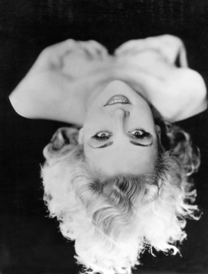 Carole Lombard (b/w photo)