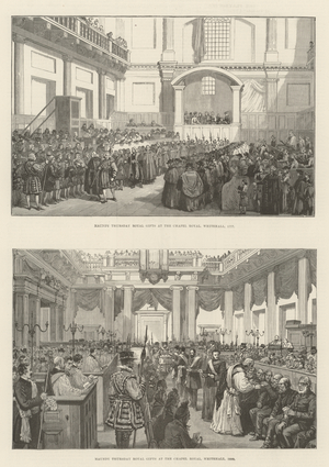 Maundy Thursday Royal Gifts (engraving)