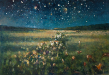 Field at Night, 2018 (oil painting)
