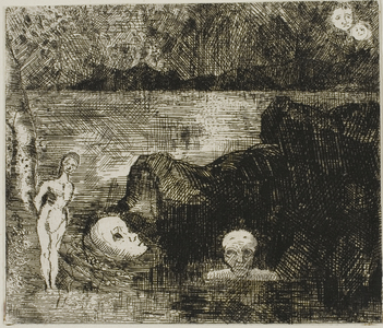 Dream Vision, c.1880 (etching & drypoint on ivory wove paper)