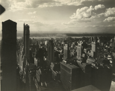 New York Skyline looking west from Chanin Building, New York, USA, c.1920-38 (gelatin silver photo)