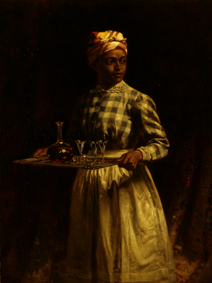 Serving Maid, 1890 (oil on canvas)