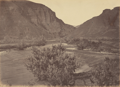 Plate 37. Wilhelmina Pass, from the East,1869 (photo)