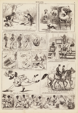 Page from Scraps, Vol IV, No 151 (engraving)