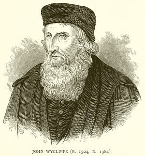 John Wycliffe (B. 1324, D. 1384) (engraving)