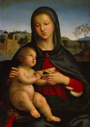 Madonna and Child with Book, c.1502-03 (oil on panel)