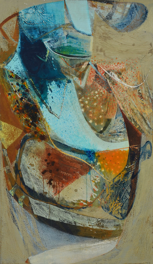 October, evening light, 2014 (acrylic on canvas)