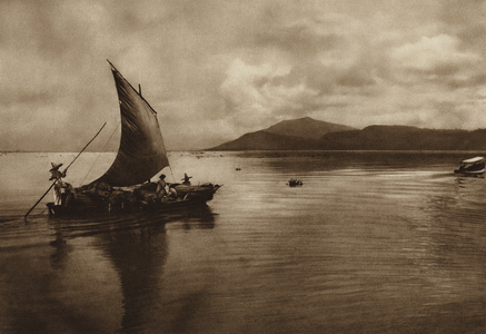 Mexico: El Lago de Chapala (b/w photo)