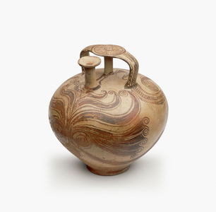 Stirrup jug with octopus decoration, -1200 (Terracotta)