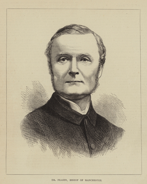 Dr Fraser, Bishop of Manchester (engraving)