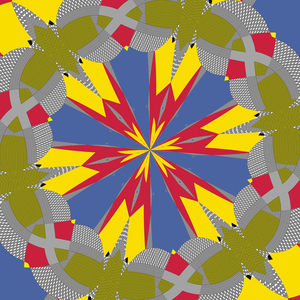 Plants and berries, 2019 (mixed media)