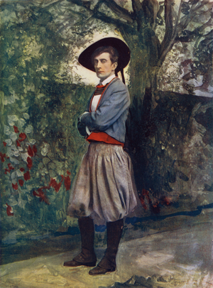 Mr Forbes Robertson in The Sacrament of Judas (colour photo)