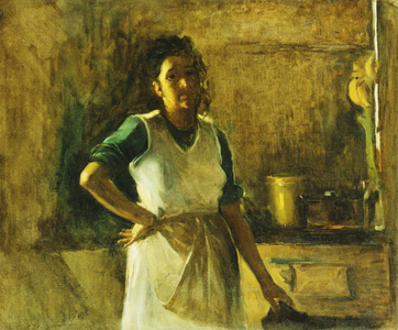 La Cocinera (oil on canvas)