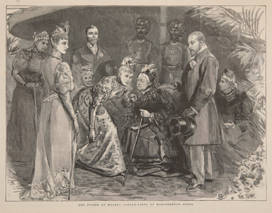 The Prince of Wales's Garden Party at Marlborough House, 1893 (print)