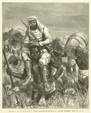 De Paris Au Lac Tanganika (engraving)