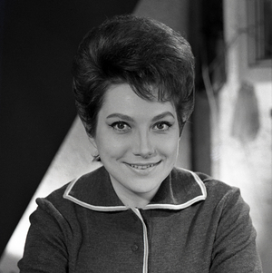 01 11 1963 Berlin GDR Christel Kern Ansagerin im Deutschen Fernsehfunk …, 1963 (photo)