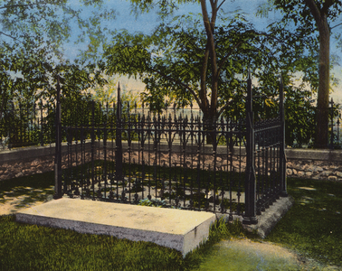 Salt Lake City: Brigham Young's Grave (colour photo)