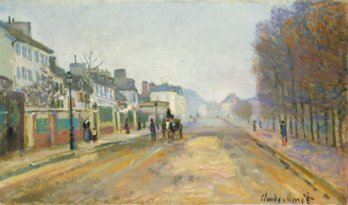 Boulevard Héloise, Argenteuil, 1872 (oil on canvas)