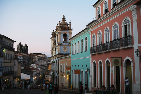 Largo de Pelourinho square in the old upper city, Salvador, Bahia, Brazil (photo)