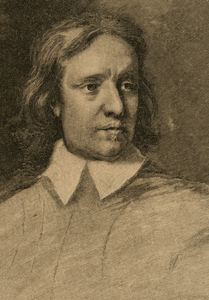 Oliver Cromwell (1599-1658). Engraving.