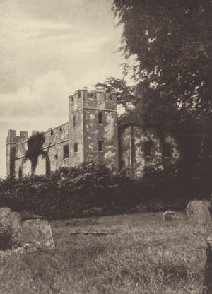 Acton Burnell, SW Angle (b/w photo)