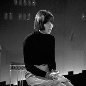 German Greek singer Vicky Leandros performing at a German TV show, end 1960s