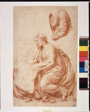 Study of Madonna and Child (drawing)