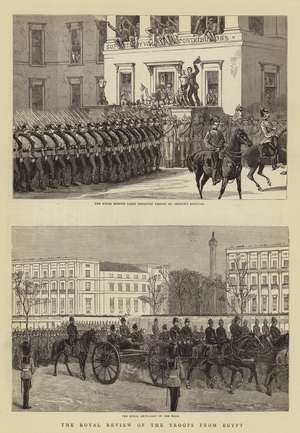 The Royal Review of the Troops from Egypt (engraving)