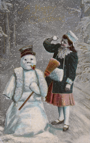 A Happy Christmas (coloured photo)