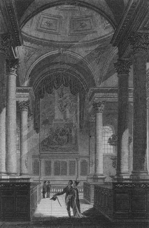 St Stephen's Walbrook, London (engraving)