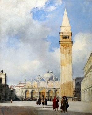 Piazza San Marco, Venice by Richard Parkes Bonington