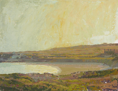 Rhoscolyn Evening, 2013 (oil on panel)