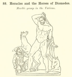 Heracles and the Horses of Diomedes (engraving)